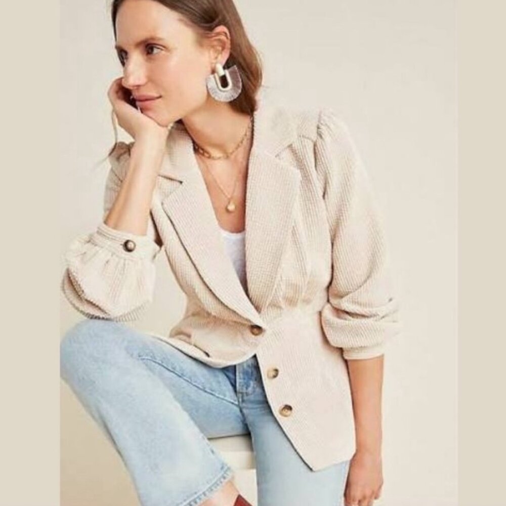 NWOT Current Air Courtney Corduroy Blazer - XL